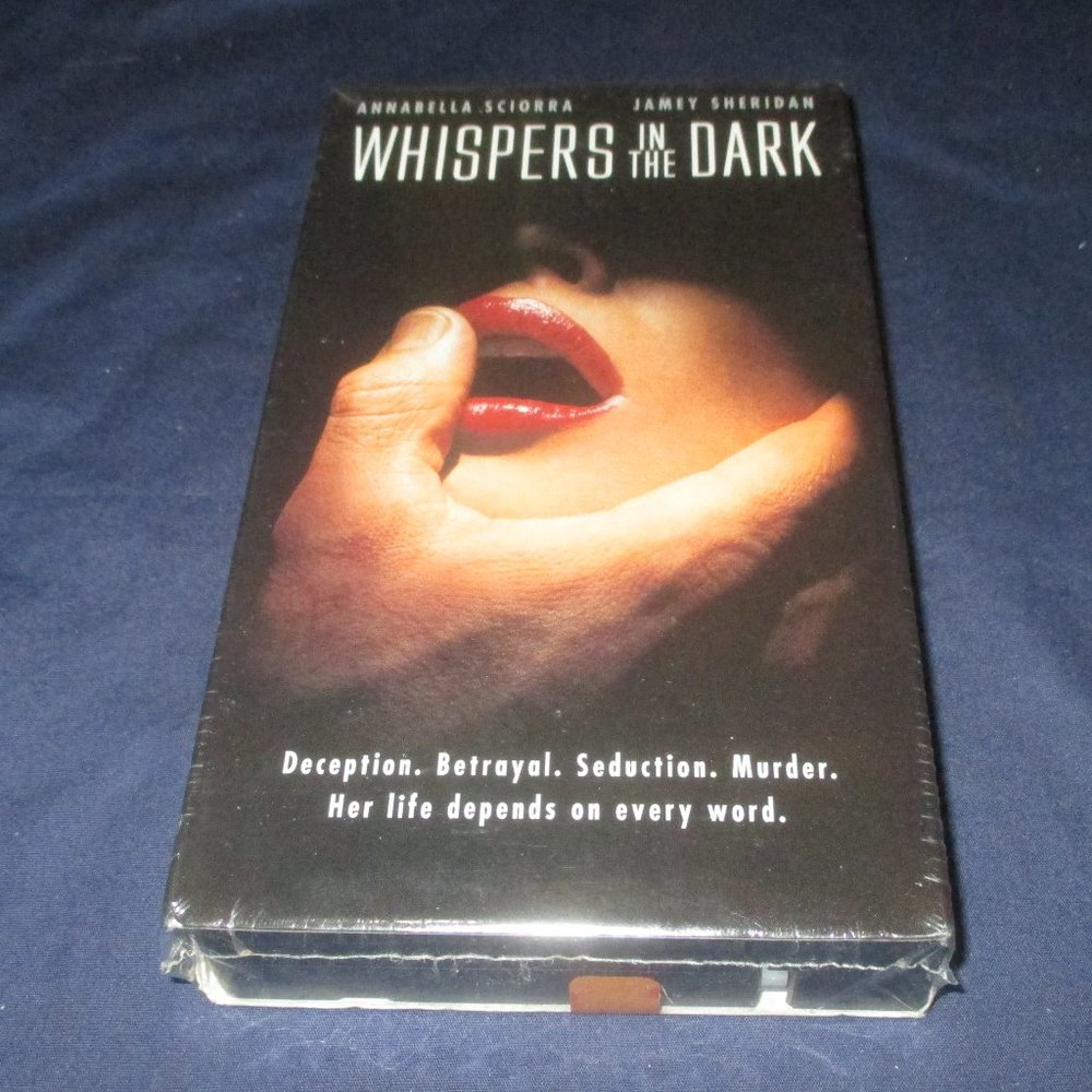 Whispers in the Dark (VHS, 1993, unopened) Annabella Sciorra, Jamey Sheridan